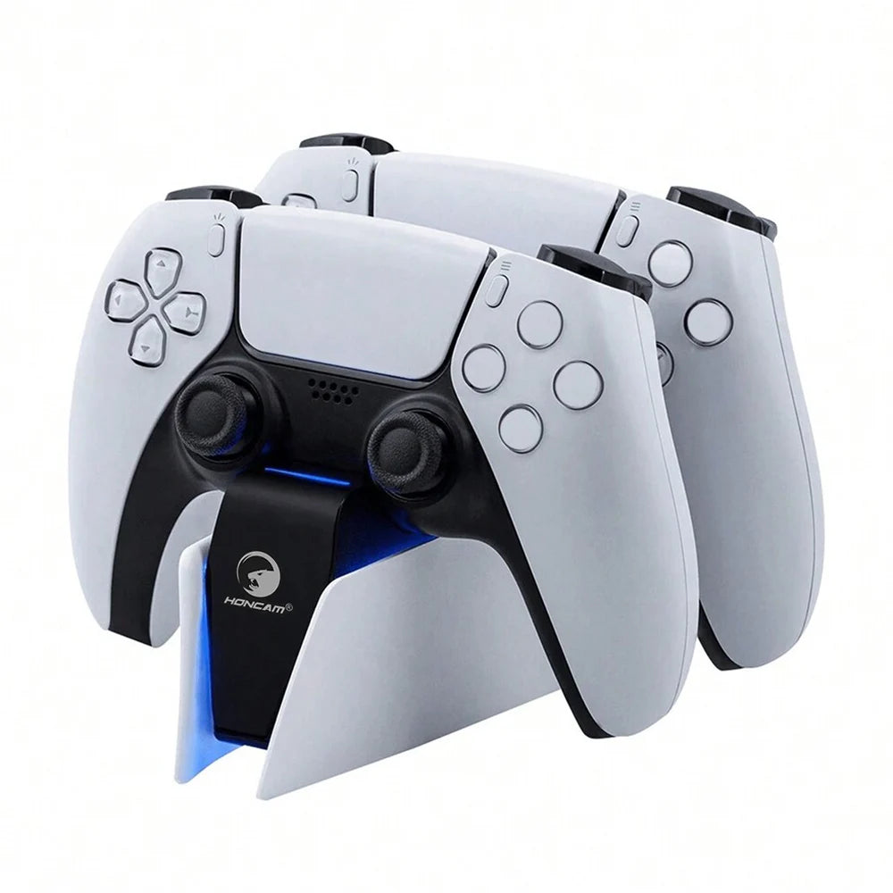 Game Wireless Charging Station for PS5 with Dual Fast Charger Dock and LED Charging Indicators