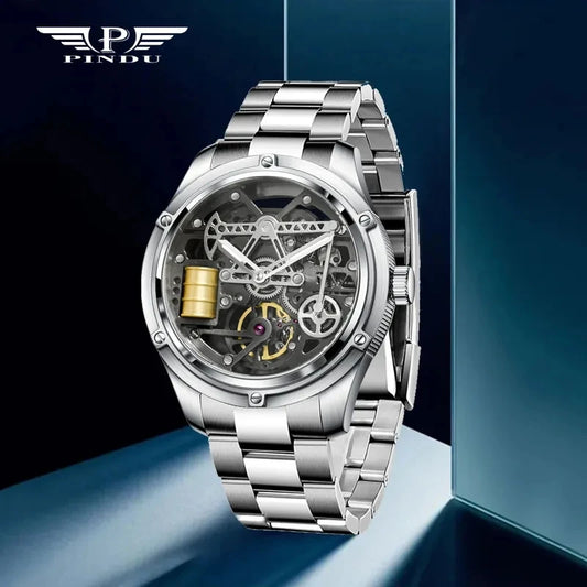 Reloj de hombre Pindu Design con cristal de zafiro