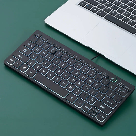 Portable Wired Keyboard Laptop Mini Keyboard Computer External Keyboard Computer Accessories