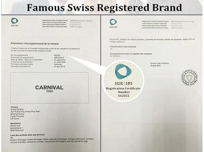 Reloj de hombre CARNIVAL Reloj mecánico para hombre de lujo