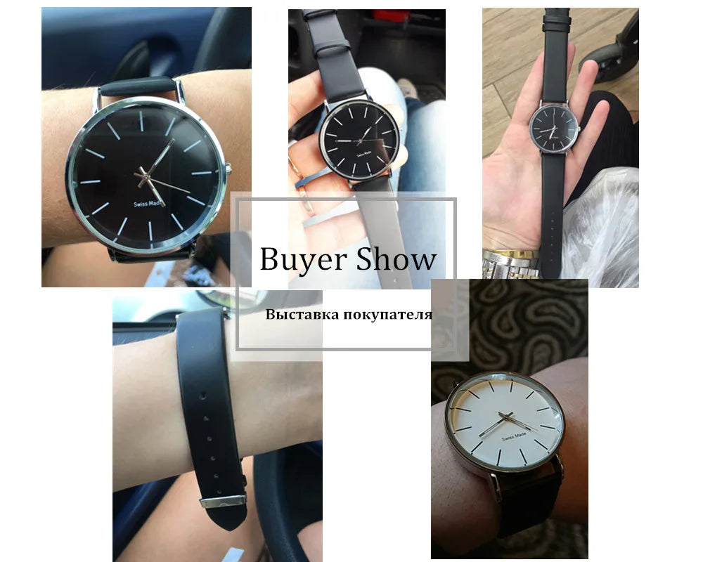 Relogio Masculino Quartz Watch Men Leather Casual Watches Men's Clock Male Sports Wristwatch montre homme hodinky ceasuri saat