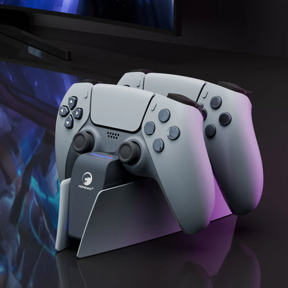 Game Wireless Charging Station for PS5 with Dual Fast Charger Dock and LED Charging Indicators