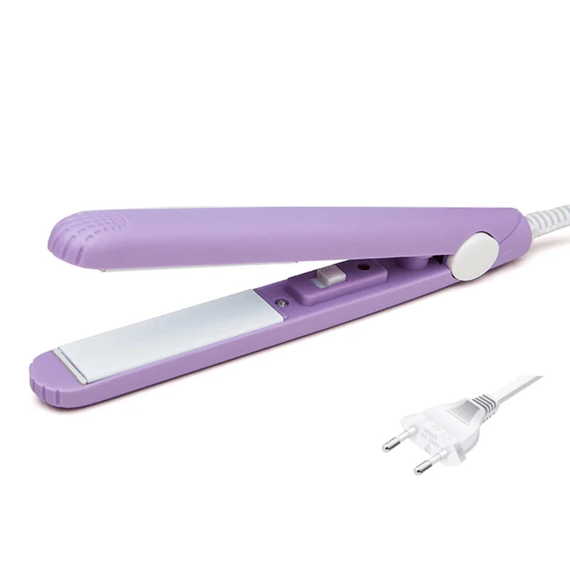 Mini Hair Straightener, Multi-color Splint, Quick Heating, Non-damaging Ceramic Plate, Bangs Clip, Curling and Straightening
