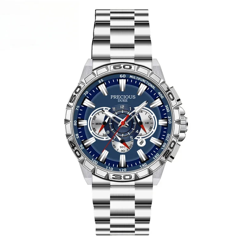 Relogio Masculino Top Business Men's watch Luxury Brand Stainless Steel Wrist Watch Chronograph Army Military Quartz Watches