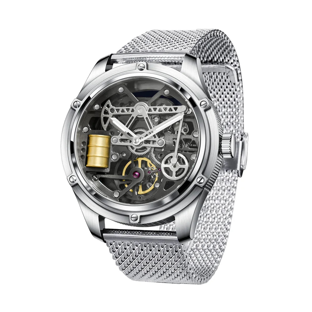 Reloj de hombre Pindu Design con cristal de zafiro