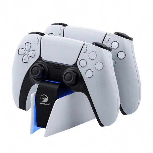Game Wireless Charging Station for PS5 with Dual Fast Charger Dock and LED Charging Indicators