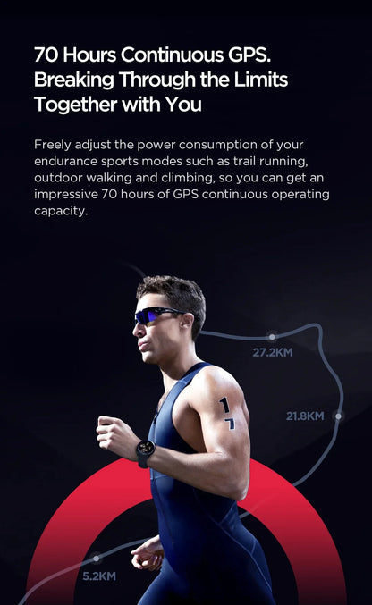 Amazfit Stratos 3 Smartwatch For Men with GPS Bluetooth and 5ATM Waterproof Displays Demonstration Machine with box