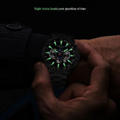 Relogio Masculino Top Business Men's watch Luxury Brand Stainless Steel Wrist Watch Chronograph Army Military Quartz Watches