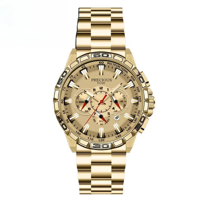 Relogio Masculino Top Business Men's watch Luxury Brand Stainless Steel Wrist Watch Chronograph Army Military Quartz Watches