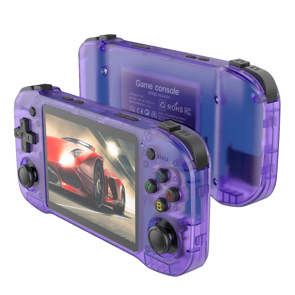 R46H Hand-held Consoles For Playing Video Games 4.2-inch IPS 1024*768 Screen Retro Game Player 3300 mAh 20000+ Games Poket Gifts