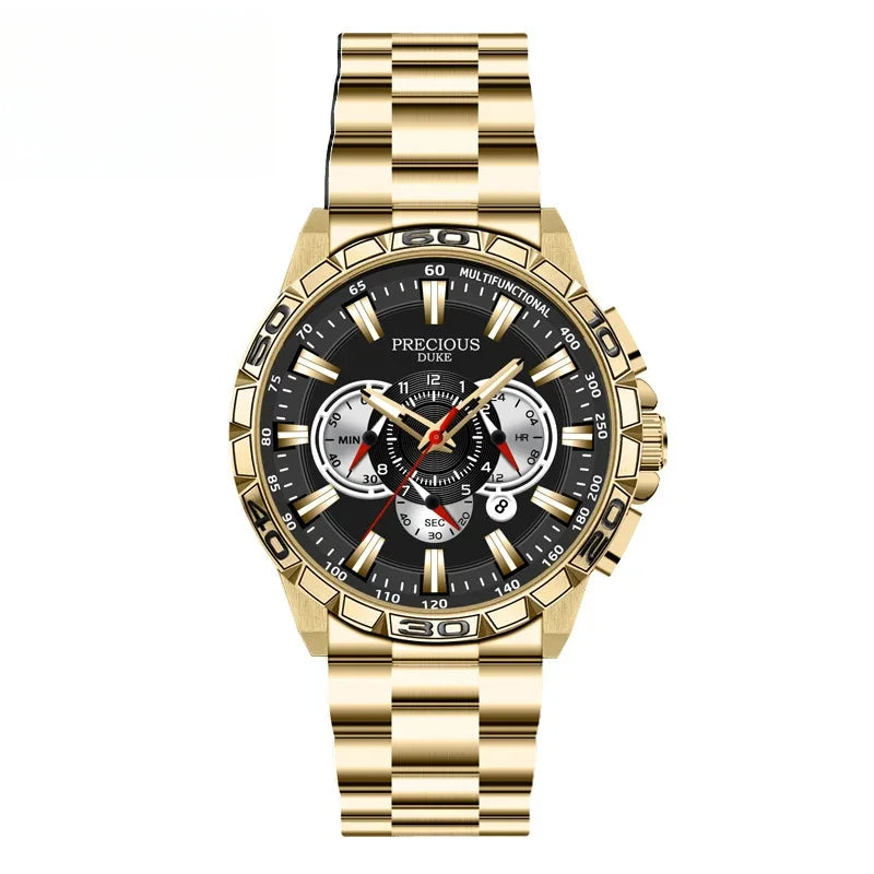 Relogio Masculino Top Business Men's watch Luxury Brand Stainless Steel Wrist Watch Chronograph Army Military Quartz Watches