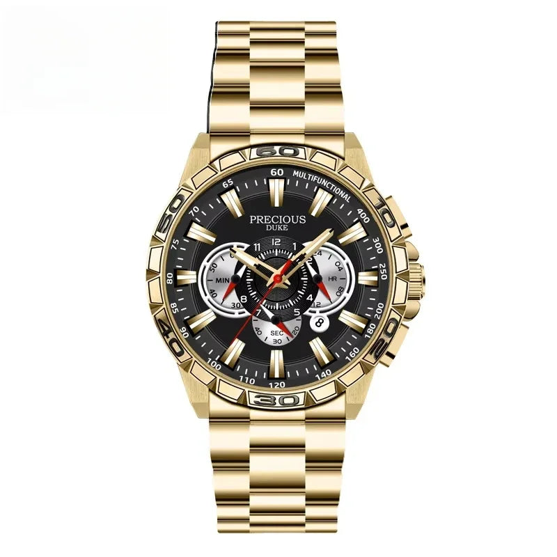 Relogio Masculino Top Business Men's watch Luxury Brand Stainless Steel Wrist Watch Chronograph Army Military Quartz Watches