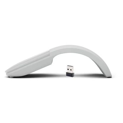 Wireless Mouse Foldable Arc Touch Mause Ultra-Thin Mute Office For PC Laptop