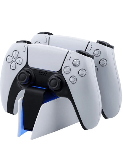 Game Wireless Charging Station for PS5 with Dual Fast Charger Dock and LED Charging Indicators