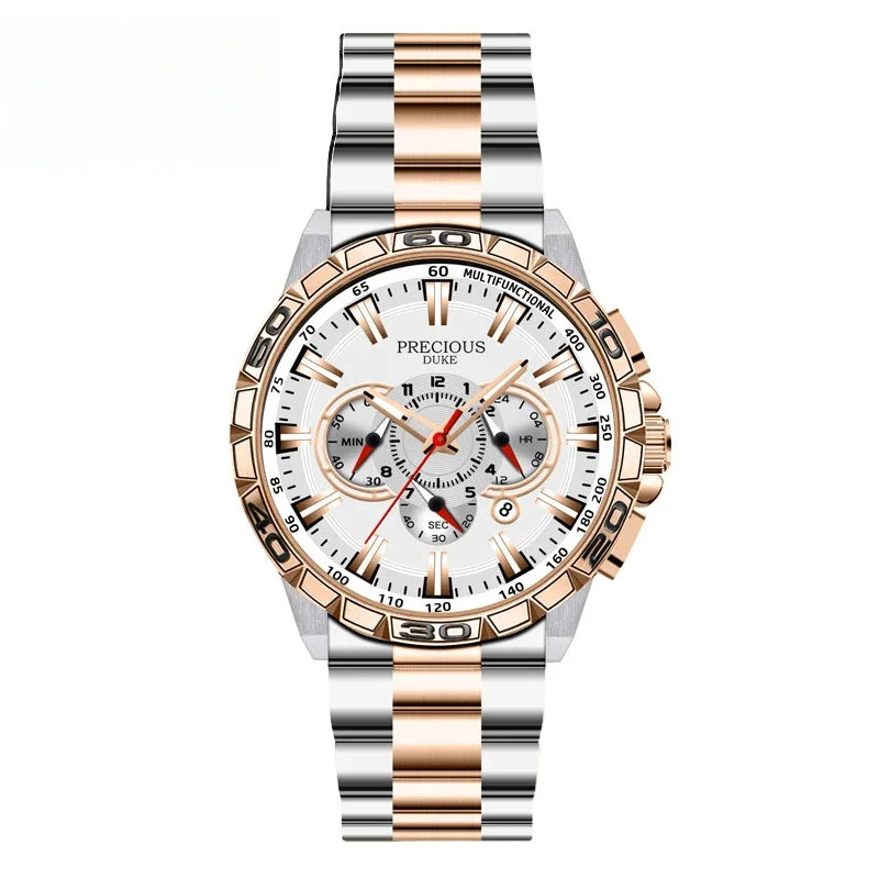 Relogio Masculino Top Business Men's watch Luxury Brand Stainless Steel Wrist Watch Chronograph Army Military Quartz Watches