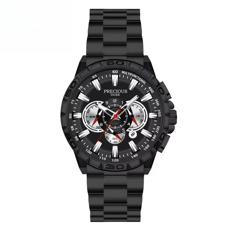 Relogio Masculino Top Business Men's watch Luxury Brand Stainless Steel Wrist Watch Chronograph Army Military Quartz Watches