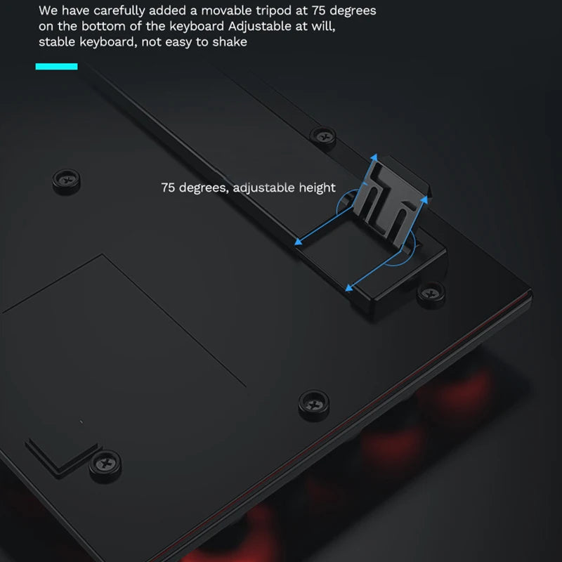 Gamer Keyboard for Dota LOL CS Esports Games Vintage Punk Style Gaming Teclados USB Wired RGB Light Multi Media Office Keyboard