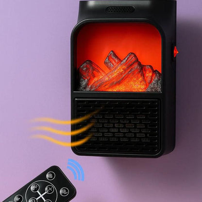 🔥 Calefactor Portátil 1000W™ – Calor Rápido y Ambiente Acogedor 🪵✨