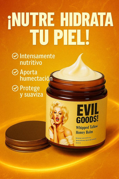 ✨ EVILGOODS™ BÁLSAMO REJUVENECEDOR – REVITALIZA TU PIEL CON SEBO DE RES Y MIEL DE MANUKA 100% NATURAL 🍯