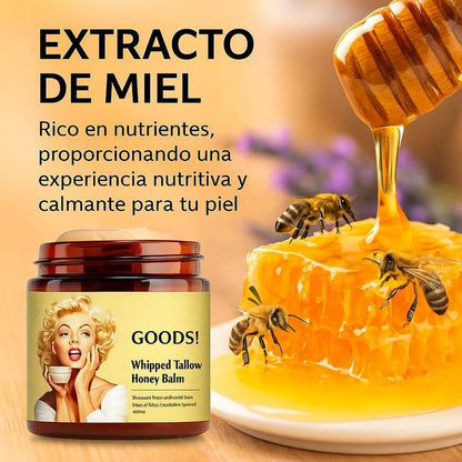✨ EVILGOODS™ BÁLSAMO REJUVENECEDOR – REVITALIZA TU PIEL CON SEBO DE RES Y MIEL DE MANUKA 100% NATURAL 🍯
