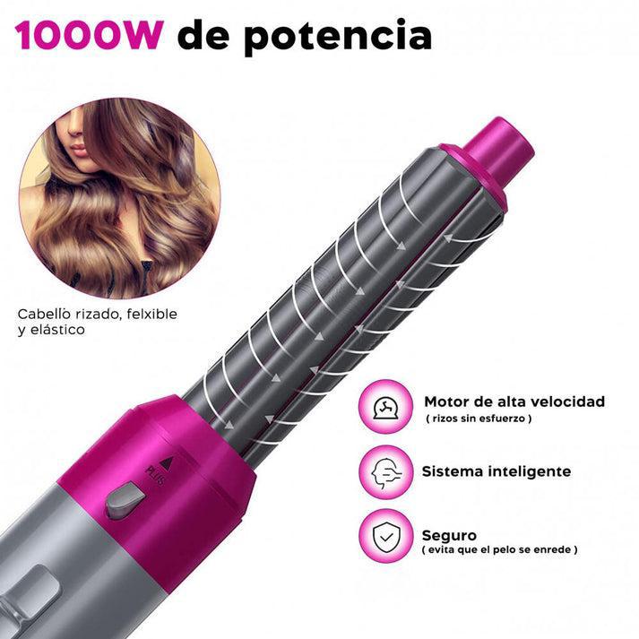 ✨ CEPILLO SECADOR 5 EN 1: ¡CABELLO DE SALÓN EN SEGUNDOS + REGALO SECRETO! 😍