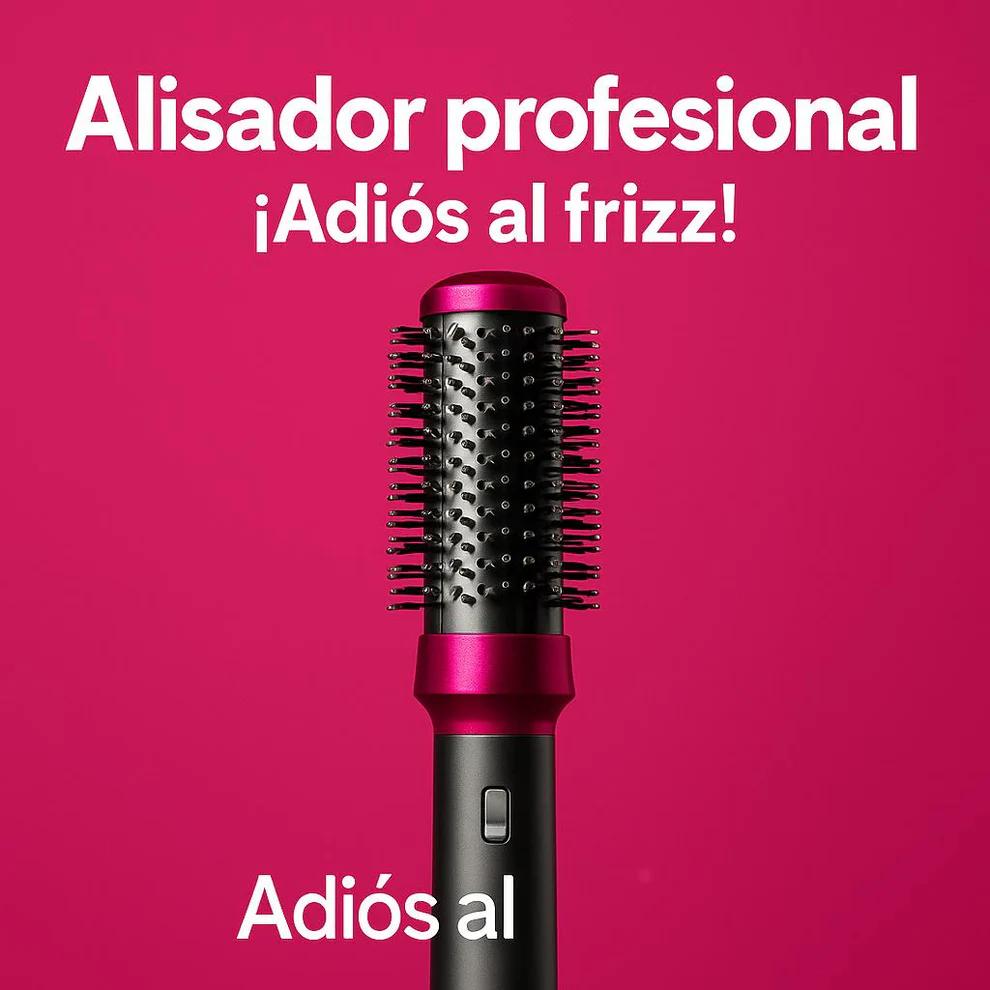 ✨ CEPILLO SECADOR 5 EN 1: ¡CABELLO DE SALÓN EN SEGUNDOS + REGALO SECRETO! 😍