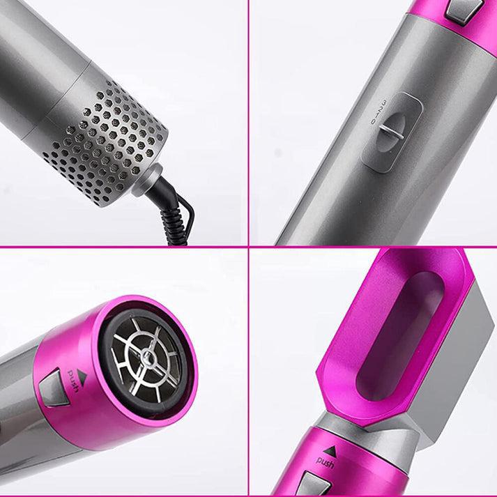 ✨ CEPILLO SECADOR 5 EN 1: ¡CABELLO DE SALÓN EN SEGUNDOS + REGALO SECRETO! 😍