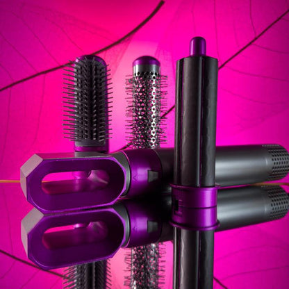 ✨ CEPILLO SECADOR 5 EN 1: ¡CABELLO DE SALÓN EN SEGUNDOS + REGALO SECRETO! 😍