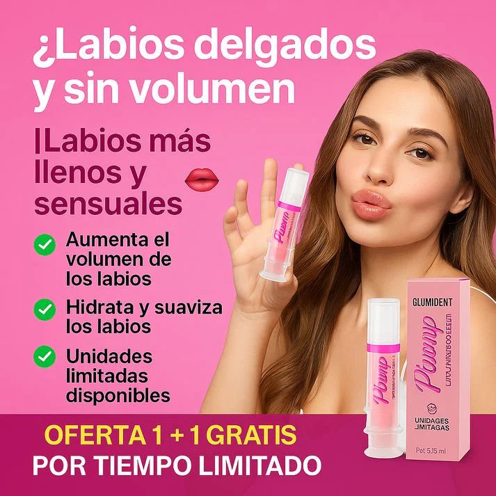 👄 Lip Gloss Voluminizador Instantáneo ¡Labios más carnosos, sensuales y brillantes en segundos! ✨💋