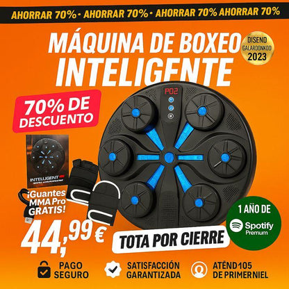 Maquina de B🎶 MÁQUINA DE BOXEO MUSICAL GRÁTIS + LUVAS PROFISSIONAIS DE MMA! 🥊 + Spotify Premium Grátisoxeo Musical