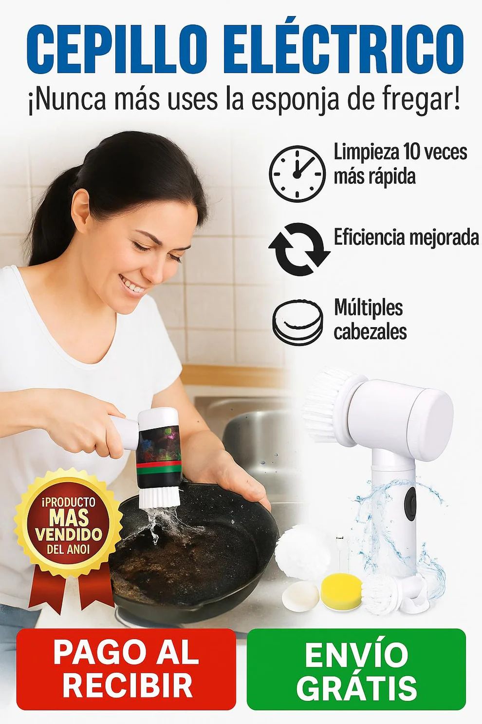 ¡Adiós al desorden! El revolucionario cepillo eléctrico que te permite cocinar de maravilla en segundos ✨