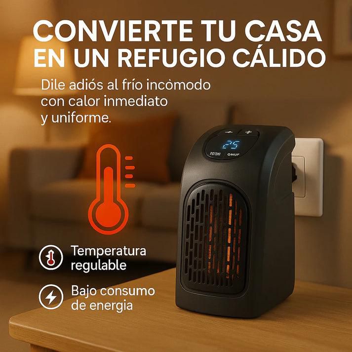 CALEFACTOR MAX PORTATIL -50% SOLO HOY APROVECHA + Calor inmediato sin gastar de más 🔥
