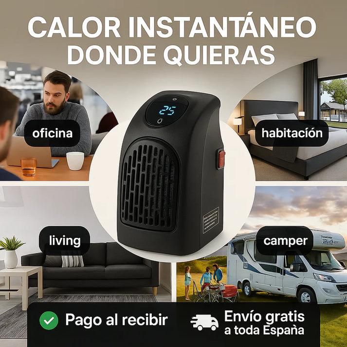 CALEFACTOR MAX PORTATIL -50% SOLO HOY APROVECHA + Calor inmediato sin gastar de más 🔥
