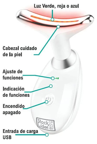 ✨ Masajeador Facial Premium – Antiarrugas y reafirmante de la piel