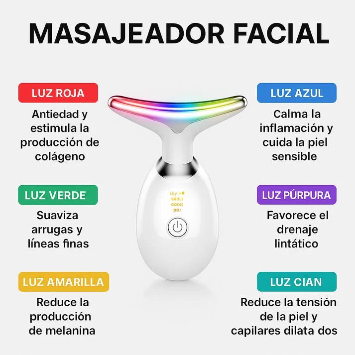 ✨ Masajeador Facial Premium – Antiarrugas y reafirmante de la piel