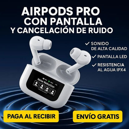 🔊 AIRPODS PRO CON PANTALLA: SONIDO PREMIUM, CANCELACIÓN DE RUIDO + ¡Spotify Premium GRATIS! 🔥