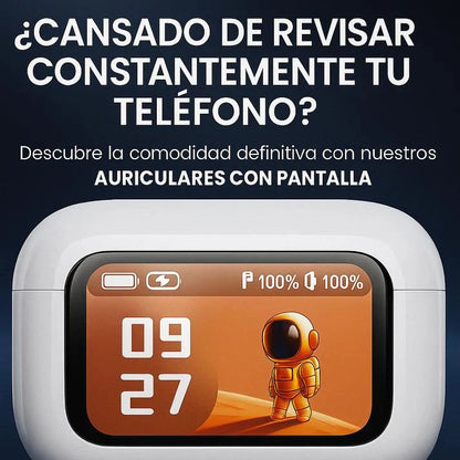 🔊 AIRPODS PRO CON PANTALLA: SONIDO PREMIUM, CANCELACIÓN DE RUIDO + ¡Spotify Premium GRATIS! 🔥