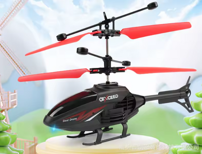 Helicóptero con mando